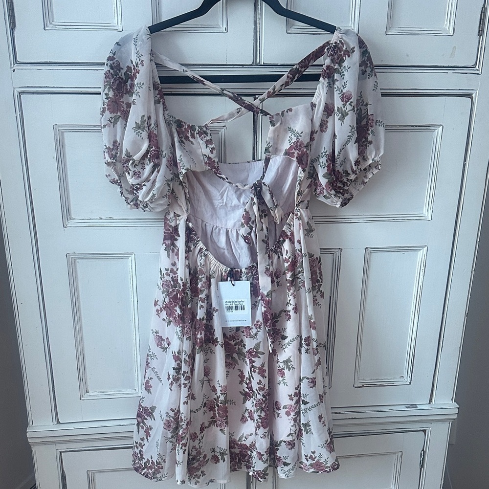 💕Princess Polly Let’s Dance mini dress in cream floral 💕 - Picture 2 of 4